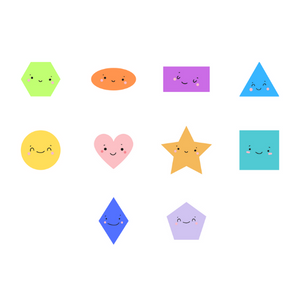 Online Vocabulary Matching Games for Kids - 2D Shapes